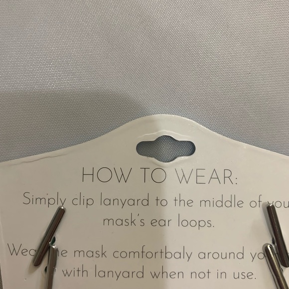 Mask Lanyard Ear Mask Holder adjustable rainbow - Picture 6 of 8